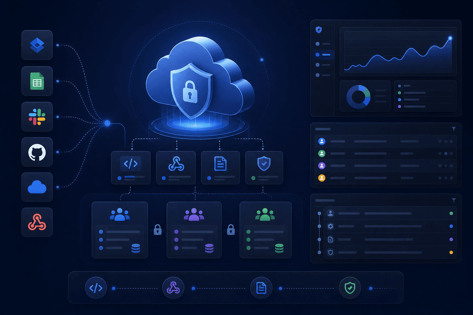 Planzion integrations and security illustration